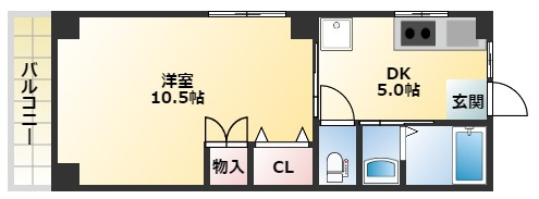 第2コーポサチの間取り
