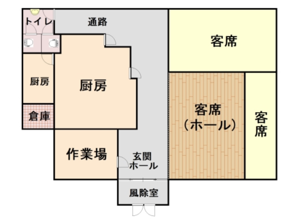新開7丁目テナントの間取り