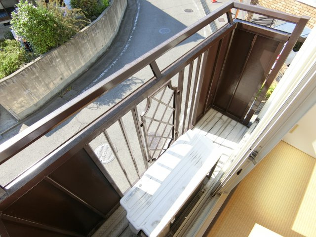 伸和ハイツのバルコニー