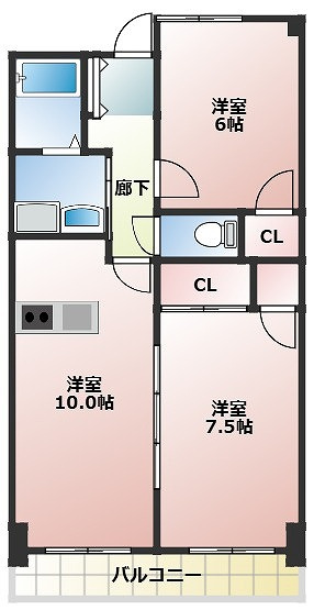 カーサM1の間取り