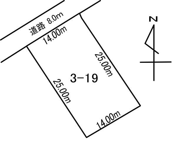 室蘭市絵鞆町１丁目3-19　土地