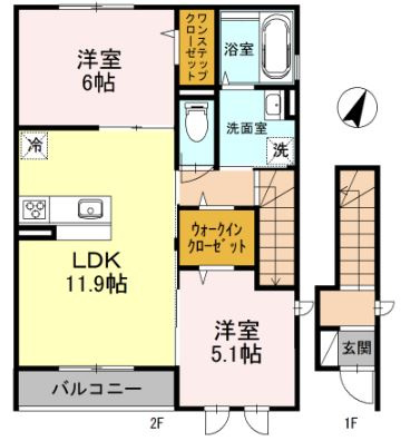 【間取り】 | モンド・リヴェール Ⅰ棟