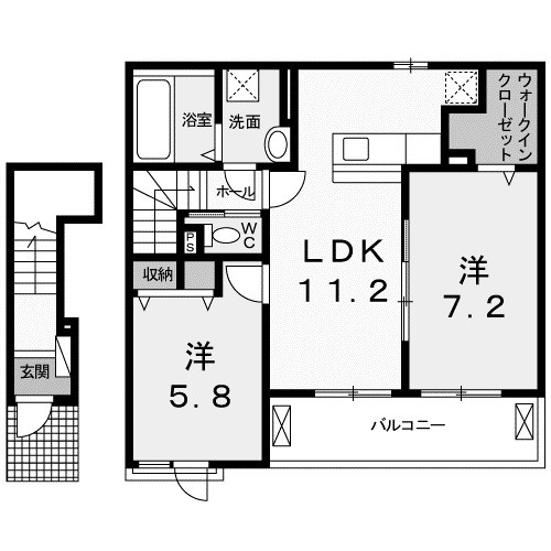 【間取り】 | リオン　Ⅰ