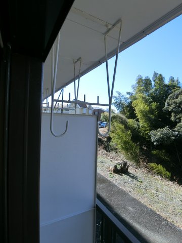 佐鳴台テニスビレッジのバルコニー