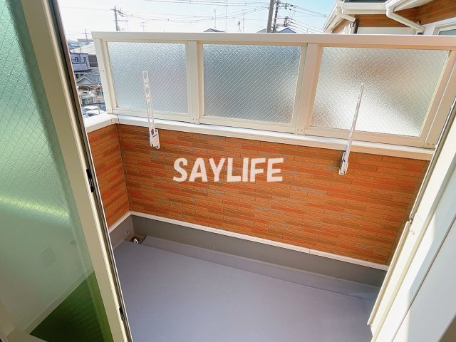 グランオリオン柏田東町のバルコニー