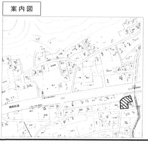 あきる野市小中野　土地の地図
