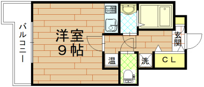 エリーフラッツ嵐山の間取り
