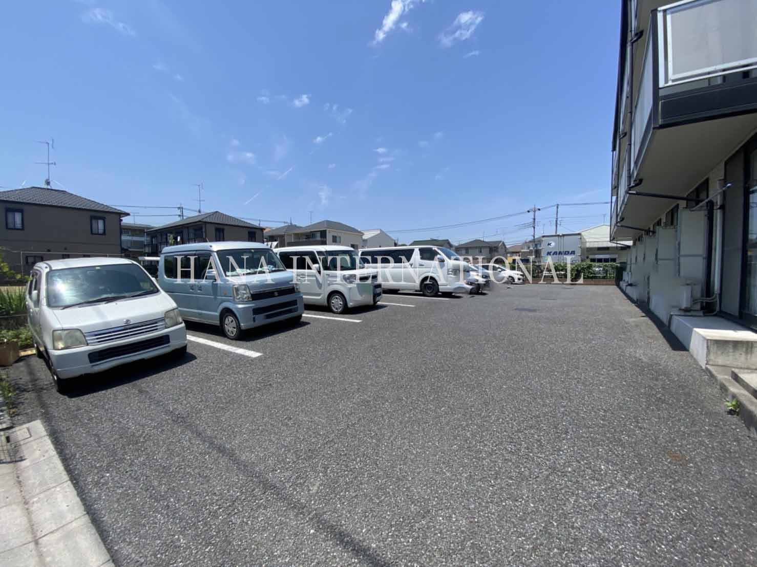 リバーサイド天神の駐車場