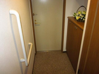 ライネスハイムⅡの玄関