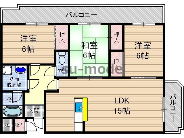 【間取り】 | パークヒル尾崎