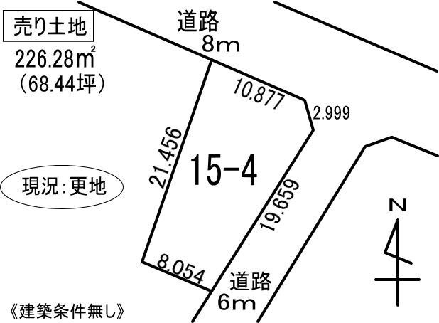 室蘭市陣屋町4丁目15-4　土地