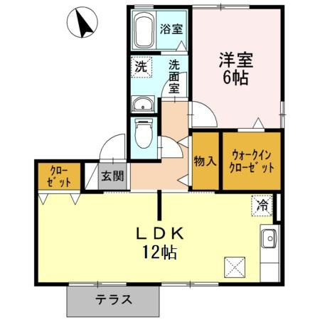 【間取り】 | ヴィラージュルピナＣ棟