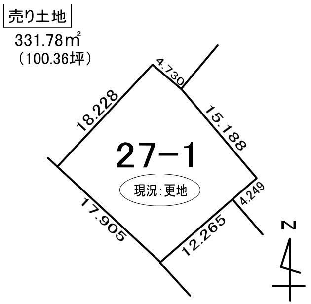 登別市登別東町5丁目27-1　土地