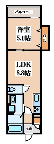 【間取り】 | クリエオーレ中野