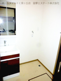 【洗面所】 | Glanz深井 | 洗濯機置場