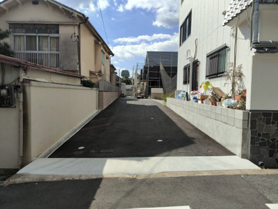 【前面道路含む現地写真】 | 灘区篠原本町５丁目　売土地