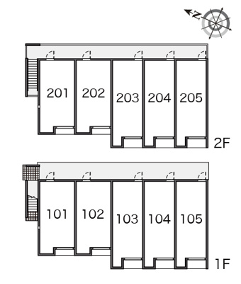 【区画図】 | レオネクストａＳａⅡ