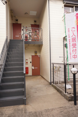 ★建物玄関前★