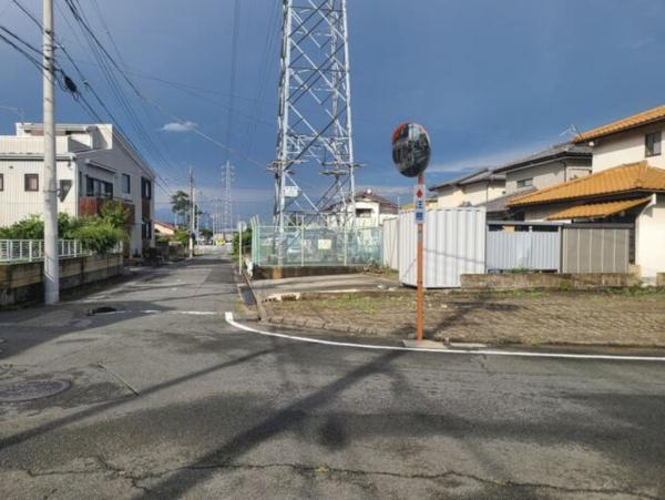 前橋市天川町土地の前面道路含む現地写真