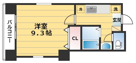 ハウスセゾン御所南の間取り