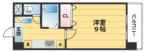 ハウスセゾン御所南の間取り
