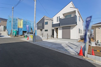 【前面道路含む現地写真】 | 東大和市清水5丁目/新築戸建て6棟現場