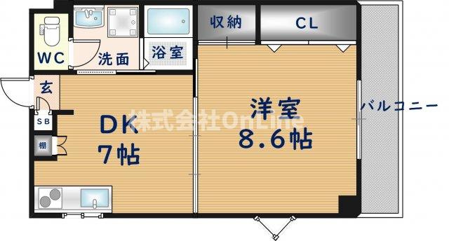 【間取り】 | パークサイド高井田
