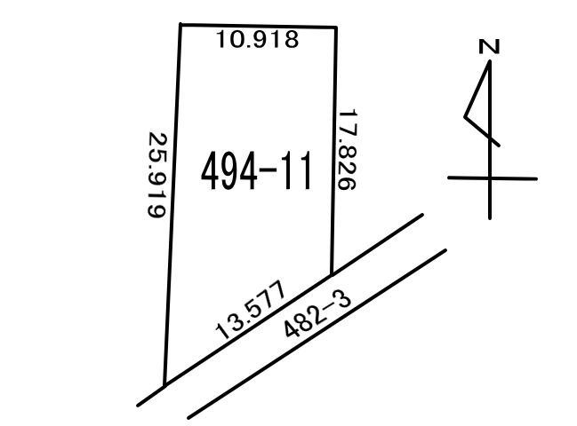 室蘭市本輪西町5丁目494-11　土地