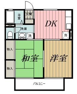 カーサ旭の間取り