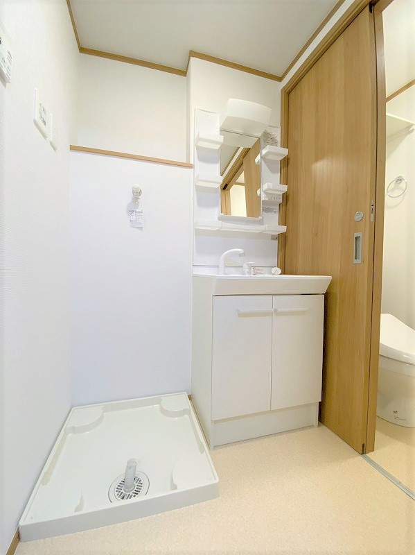 アップデンの洗面所