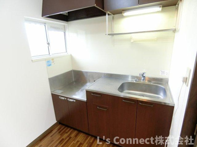 【キッチン】 | インプス | ２口ガスコンロ設置可能なキッチン。