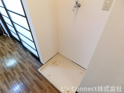 【設備】 | インプス | 室内洗濯機置き場には排水パン付き。