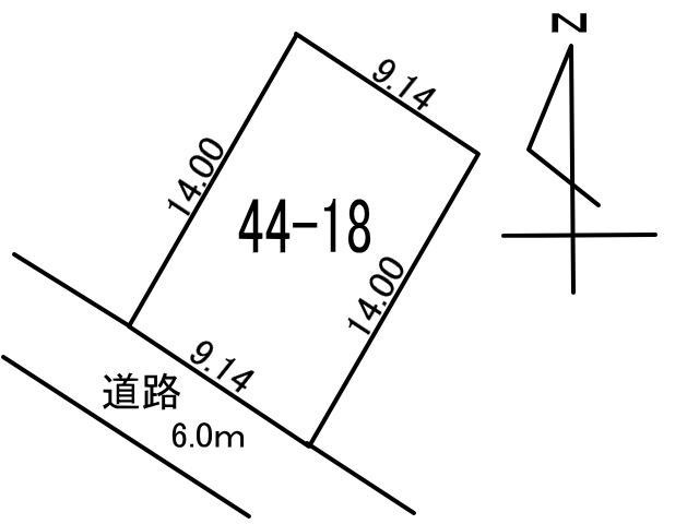 室蘭市八丁平1丁目44-18　土地