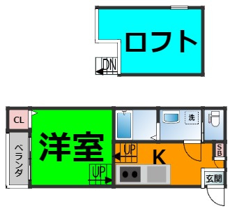 仲介手数料0！！Phil Glanzの間取り