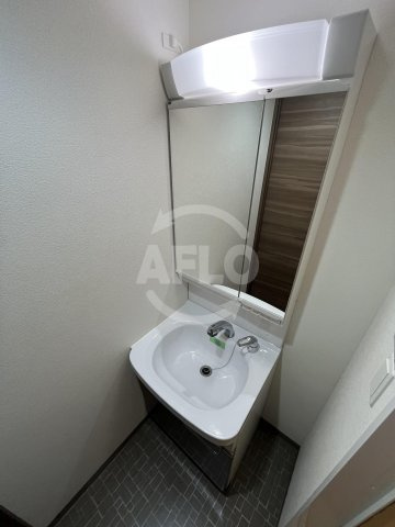 プレサンスOSAKA DOMECITY ワンダーの洗面所|プレサンスOSAKA DOMECITY ワンダー　独立洗面台