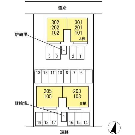 グラン ジュール Ｂの玄関