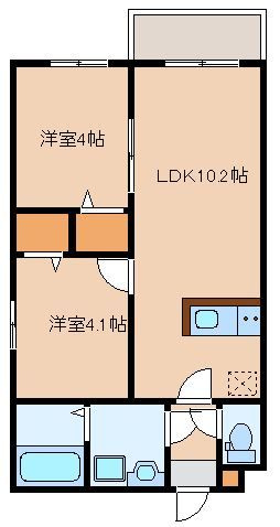 【間取り】 | カトレア姪浜Ⅱ　★プライスホームなら仲介手数料が割引価格です★