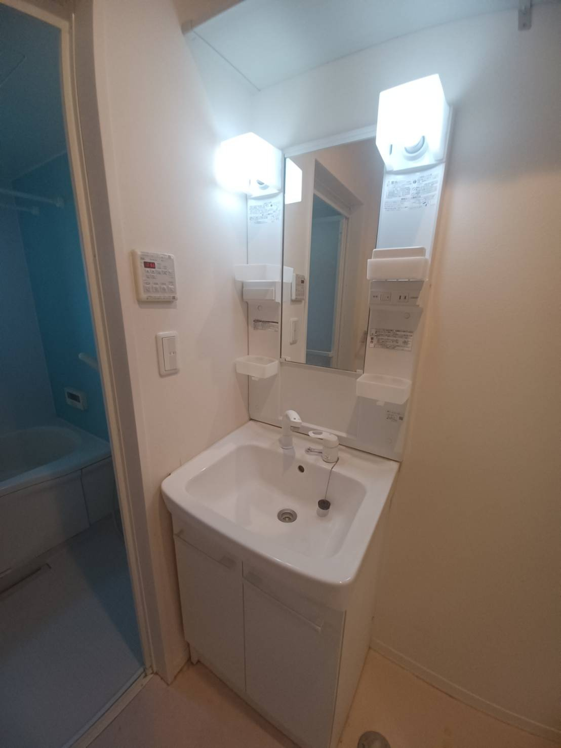 メゾンルチアの独立洗面台