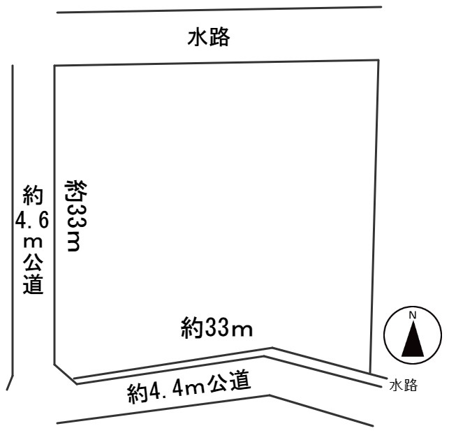 ５９７７０　岐阜市芥見5丁目土地の区画図