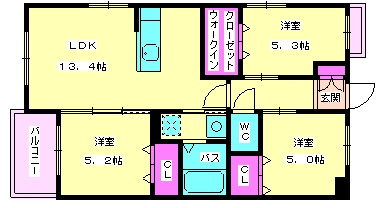 【間取り】 | ライトチル弥永