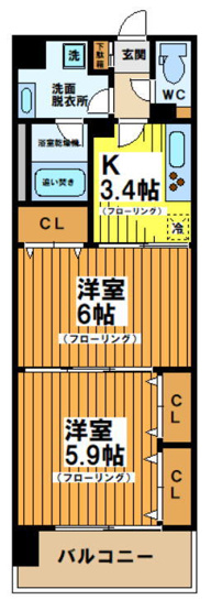 【間取り】 | カサド笹塚
