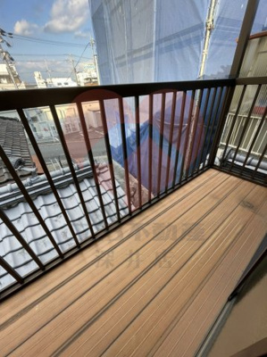 【バルコニー】 | 東大阪市御厨栄町２丁目貸家