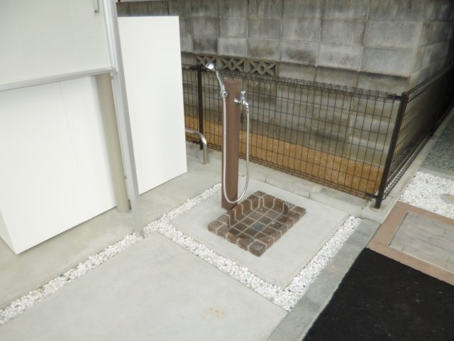 総社市総社のアパートのその他共用部分|ペット足洗い場