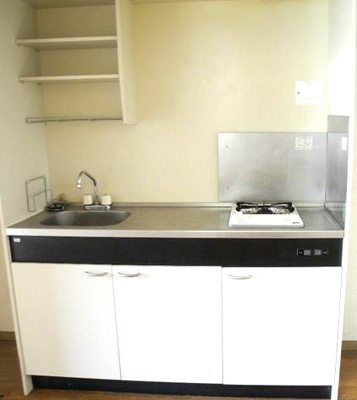 【キッチン】 | オセアン馬絹 | 単身者用キッチンとしては少し幅広で作業しやすいです