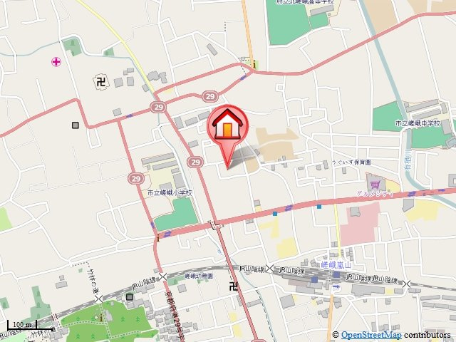 アムールKuraganoの地図