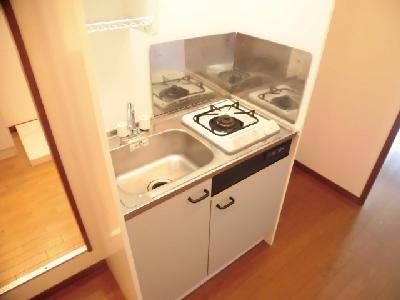 アムールKuraganoのキッチン|ガス1口キッチン