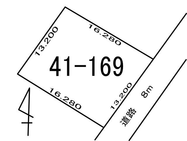 白老町石山41-169　土地