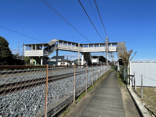 佐野市新吉水町 売地の周辺|敷地から見た吉水駅