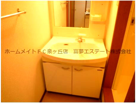 【独立洗面台】 | ヴァンヴェール・オオテ | 独立洗面台、小物を置くことができて便利です
