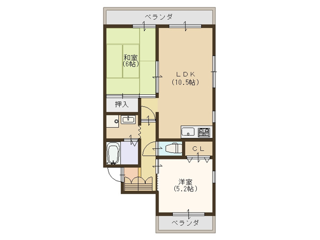 【間取り】 | ボナール島田